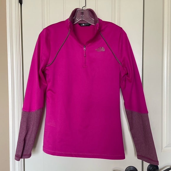 The North Face Tops - The North Face Pink 1/2 Zip